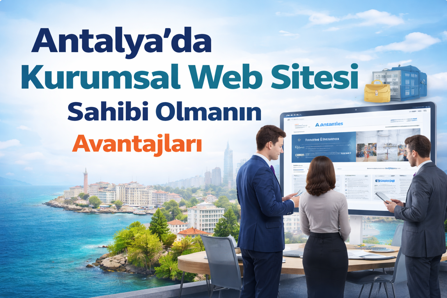 Antalya’da Kurumsal Web Sitesi Sahibi Olmanın Avantajları