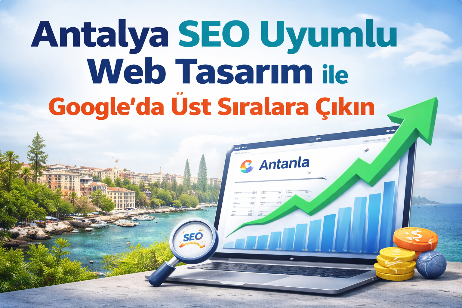 Antalya SEO Uyumlu Web Tasarım ile Google’da Üst Sıralara Çıkın